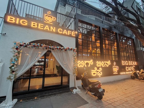 Inside Big bean cafe