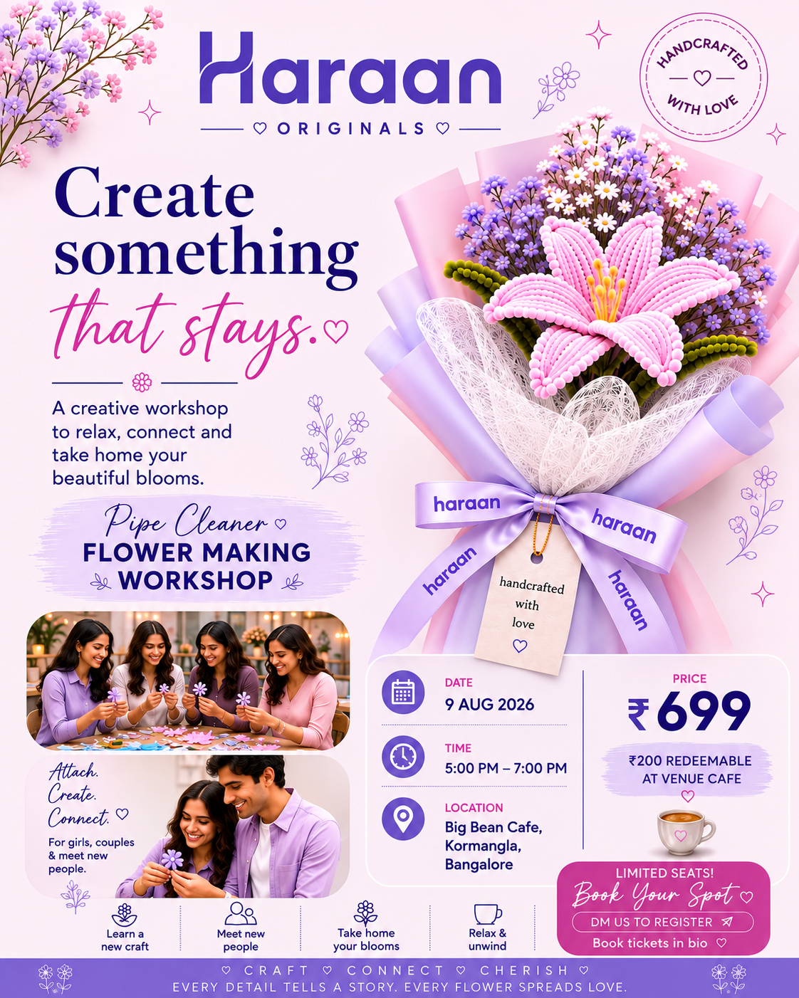 Pipe Cleaner Flower Making Workshop